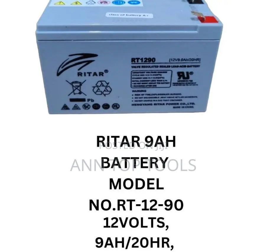 Ritar 9ah Solar Backup Battery