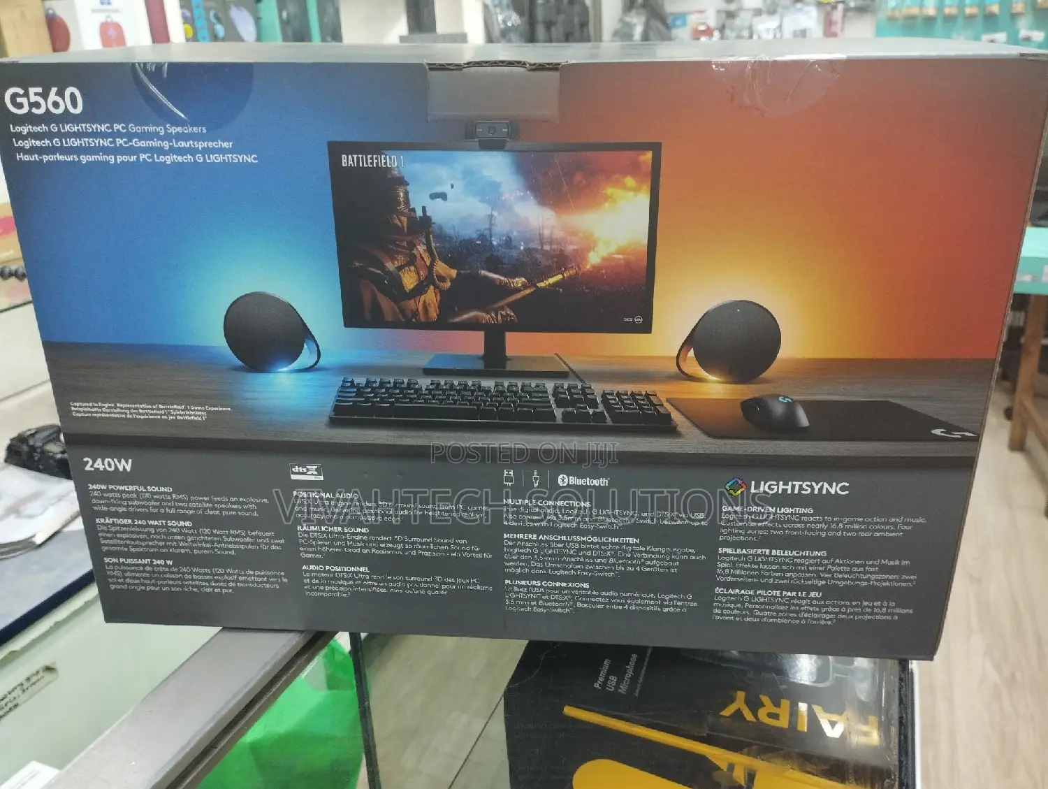 Logitech G560 PC Gaming Speaker System With 7.1