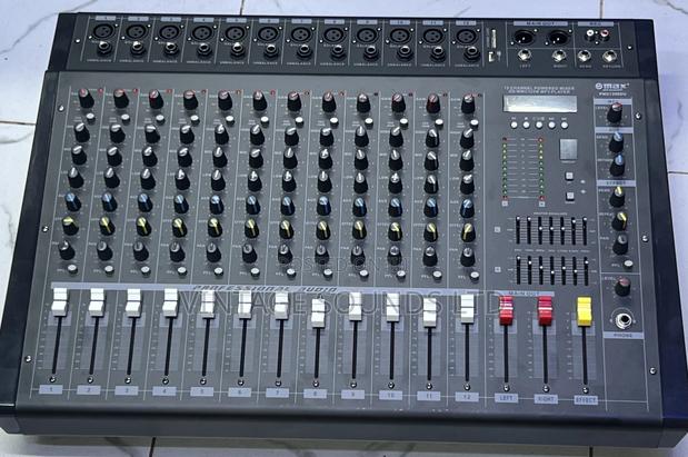 Max PMX-12 12channels Proffesional USB Bluetoth Mixer - thumbnail 4