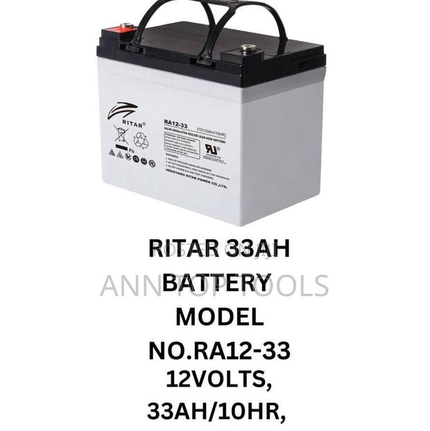 Ritar 33ah 12v Solar Battery