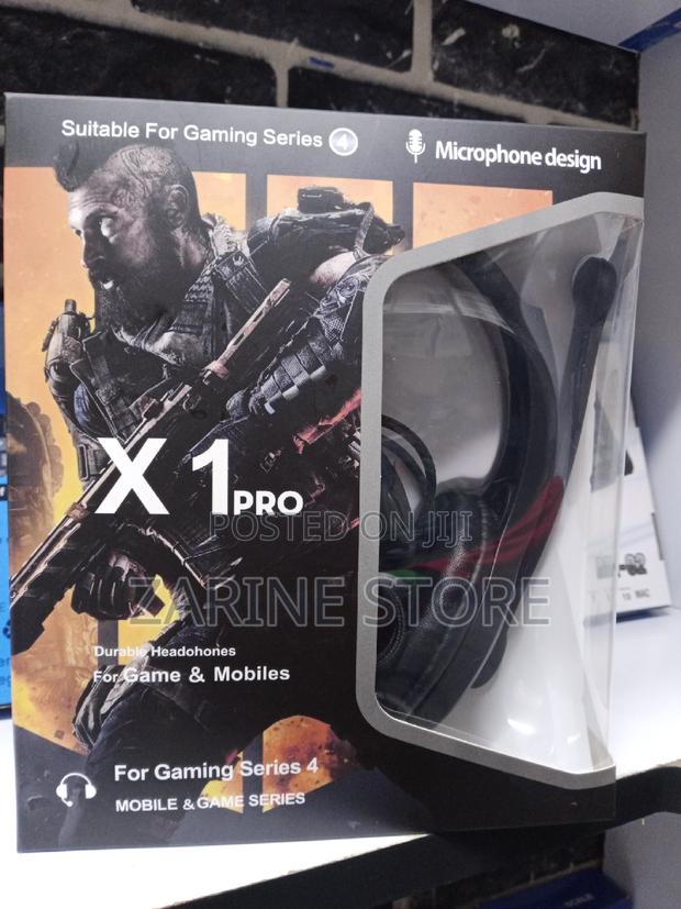 X 1PRO Headphones, Microphone Design - main view