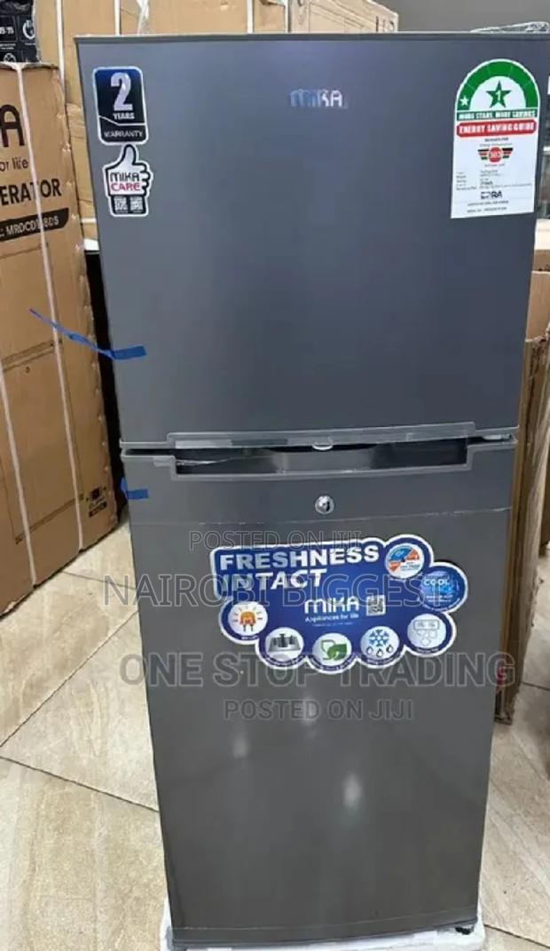 Mika 138litres Double Door Refrigerator