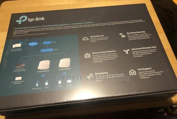 Tp Link Eap 225 Indoor Access Point Omada Eap 225 Tp-link - thumbnail 3