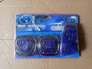 Car Manual Pedals Covers Blue and Black