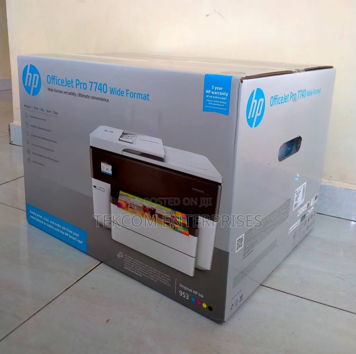Hp 7740^Hp 7740 A3 Wide Format All-in-One Printer