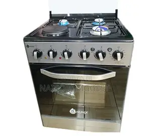 Nunix 3gas+1electric Standing 60×60 Cooker