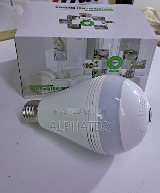 Panoramic 360 Degrees CCTV Bulb Wi-Fi Hidden Camera - main view