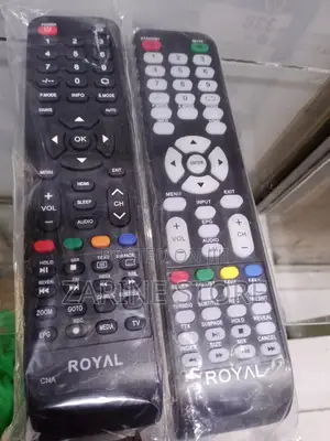 Royal Digital Tv Remote, Black White Buttons