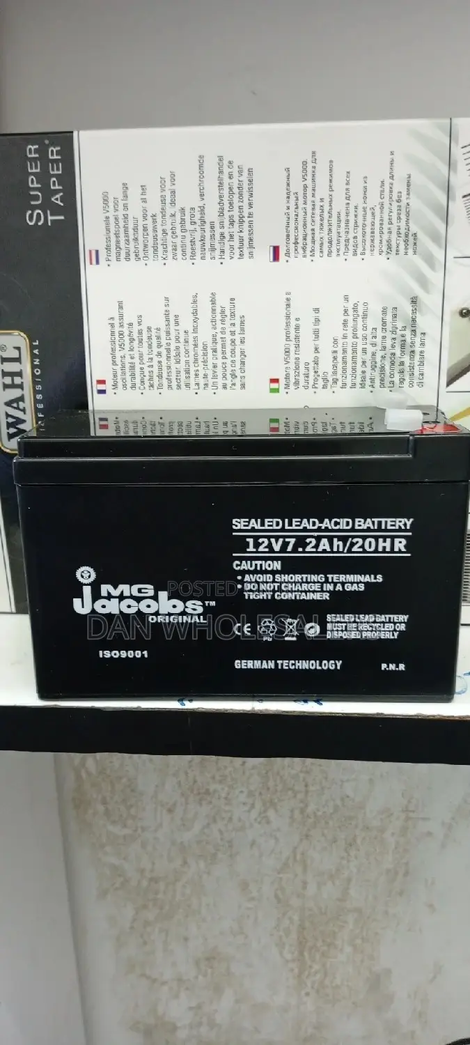 Jacobs 12V 4.5ah 20H Sealed Acid Battery Available