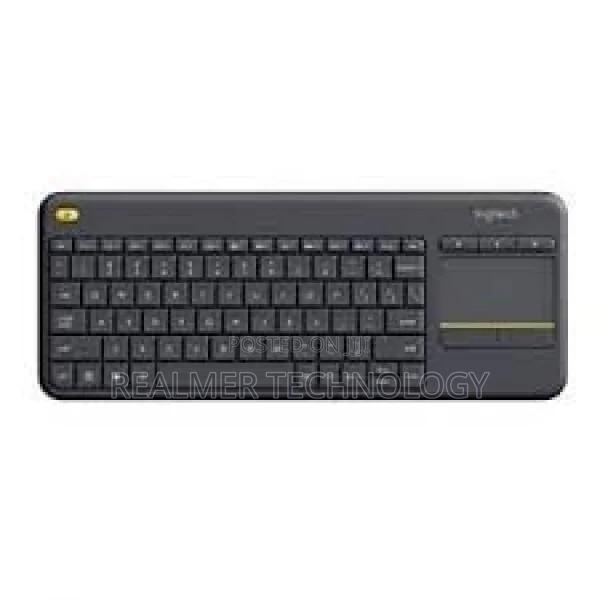 Logitech Plus With Touchpad - Black0 - main view