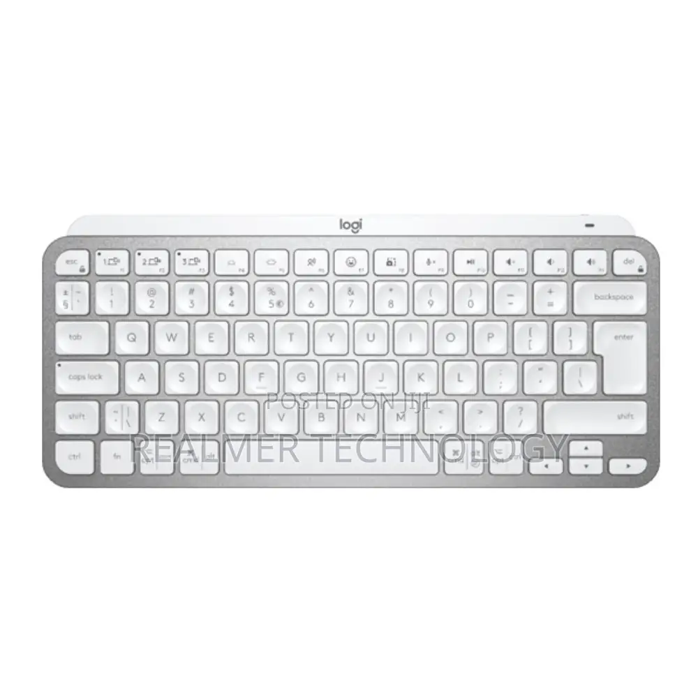 Logitech MX Keys Mini Wireless Illuminated - Pale Gray