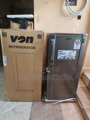 VON Single Door Fridge 185L - Silver