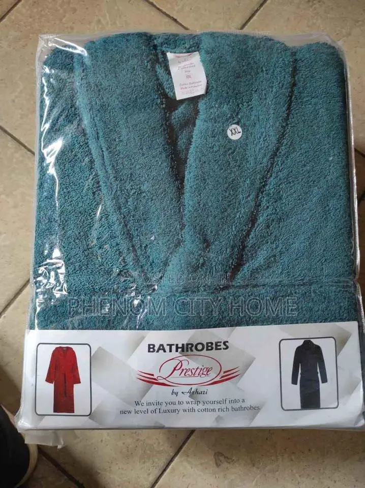 Cotton Bathrobed Available
