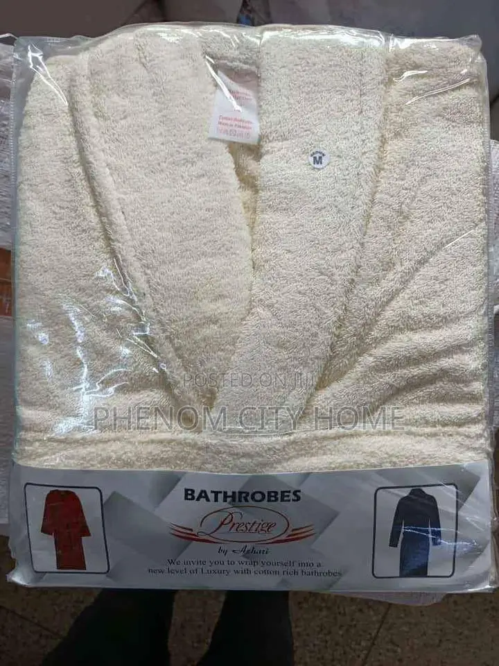 Cotton Bathrobed Available