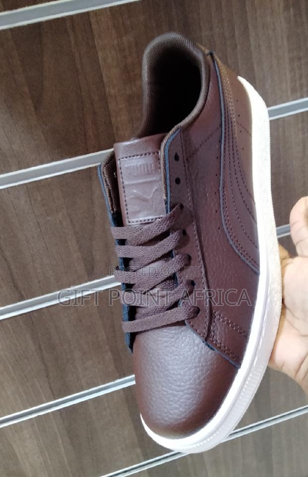 Puma Mens Sneakers Brown in Color