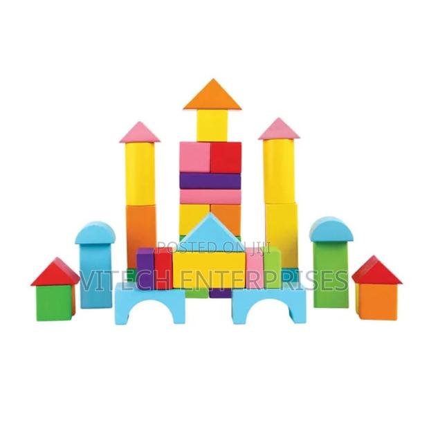 50pcs Wooden Tower Blocks - main view