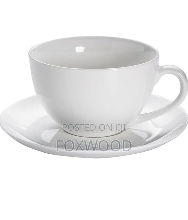 Ceramic Round Saucer Plain 6". - thumbnail 2
