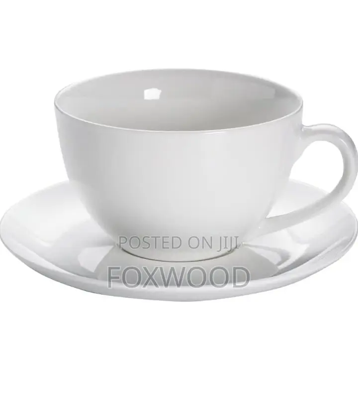 Ceramic Round Saucer Plain 6".