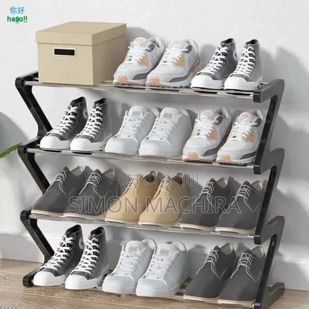 12 Pairs Shoe Rack - main view