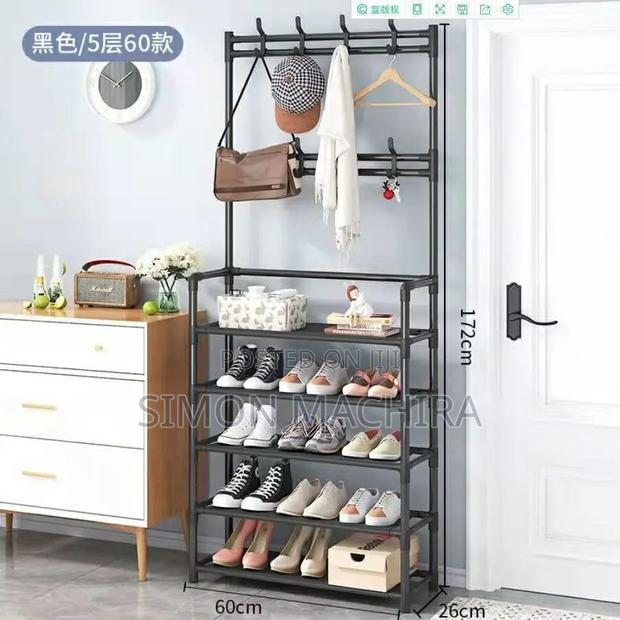 Multifunctional Shoe and Hat Rack - main view