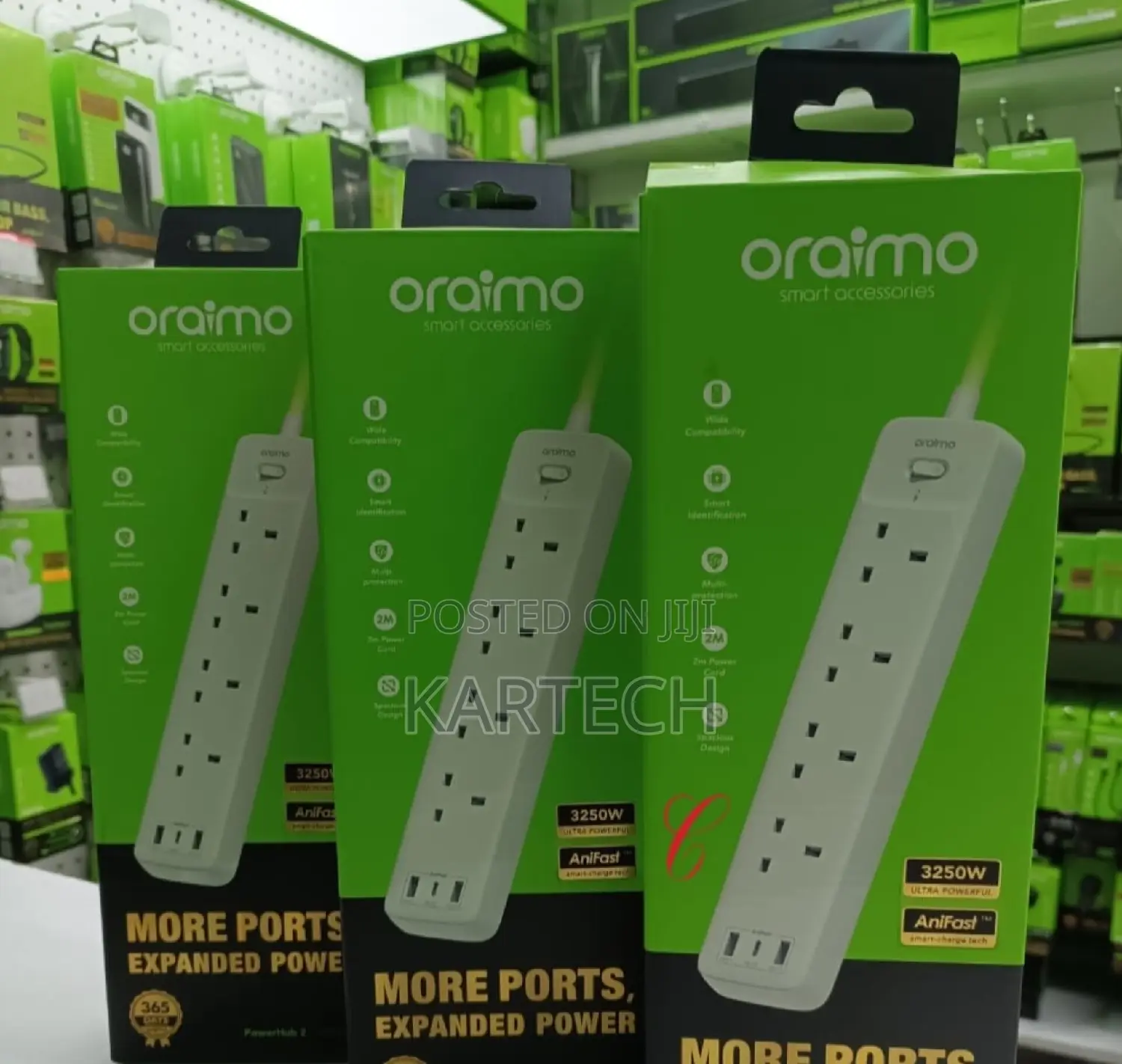 Oraimo Powerhub 2 Extension With USB Charging Ports