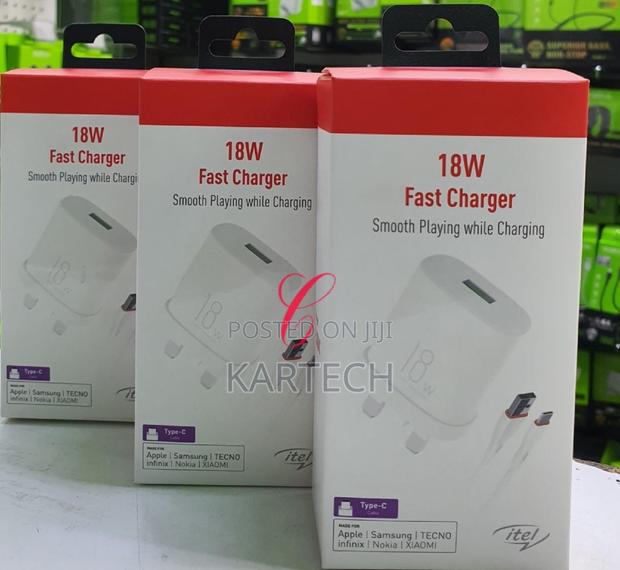 Itel 18W ICW-182UC Type C Fast Chargers