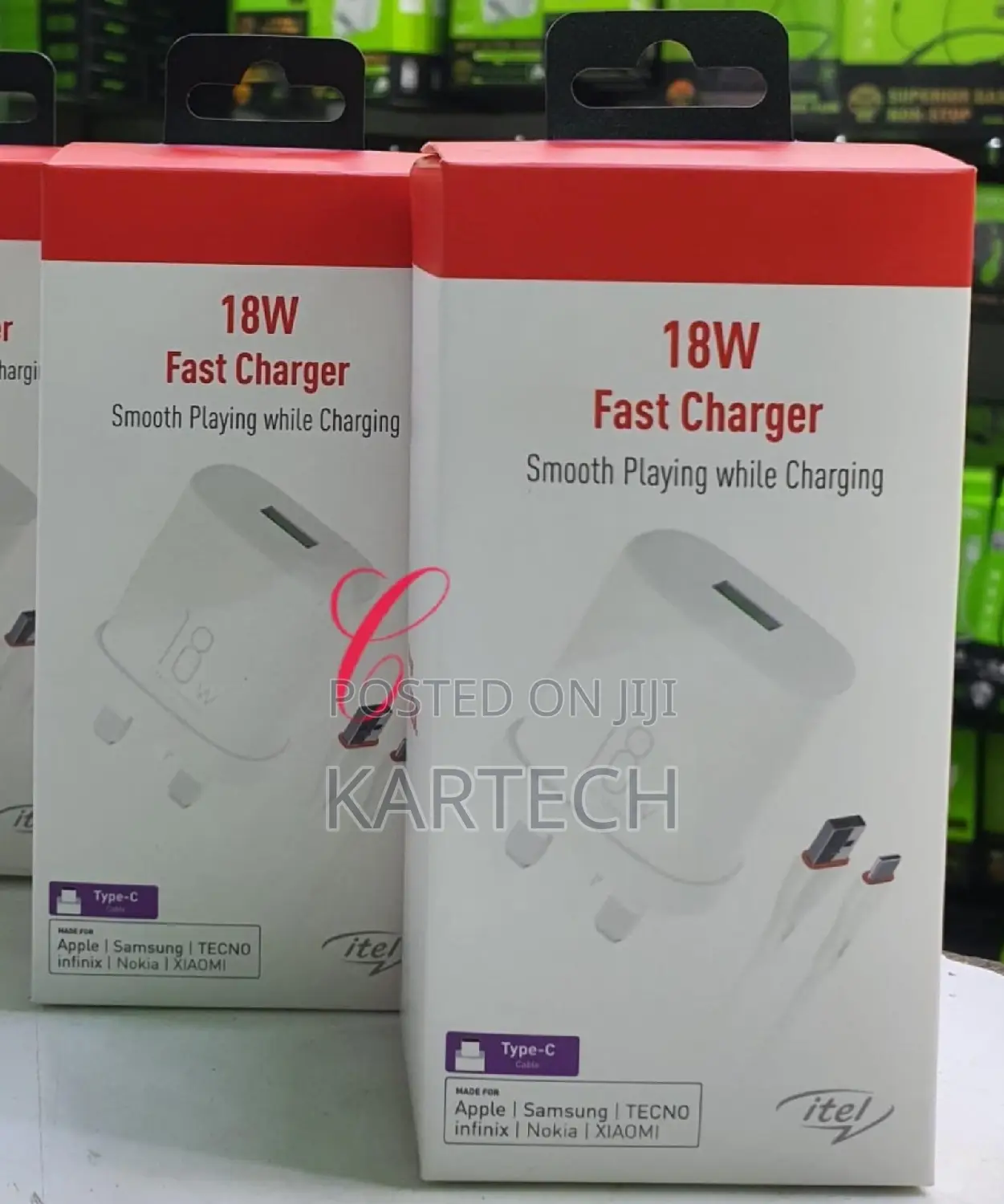 Itel 18W ICW-182UC Type C Fast Chargers