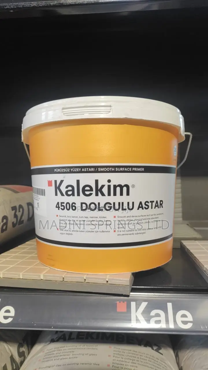 Kalekim 4506 Smooth Surface Primer (5kgs, Light Blue Liquid)