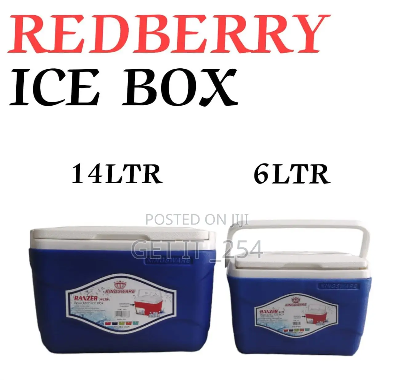 Redberry 
Premium Range of Plastic Insulated ICE BOX