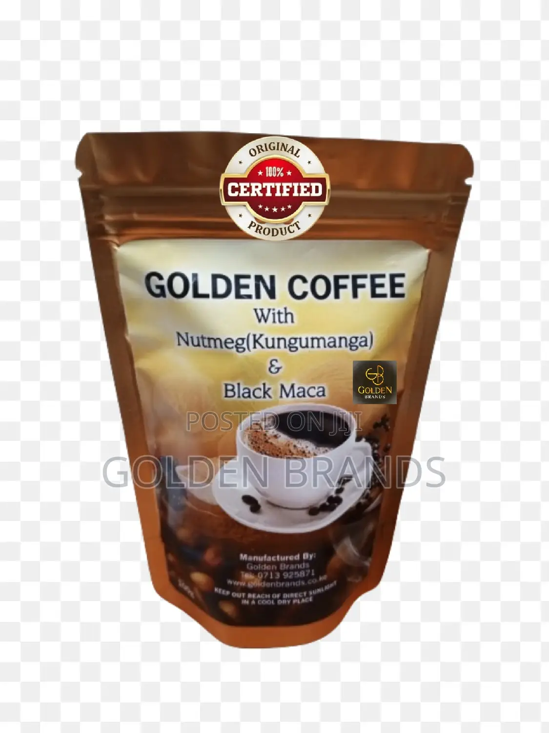 Instant Men Booster Coffee With Black Maca+Nutmeg Kungumanga