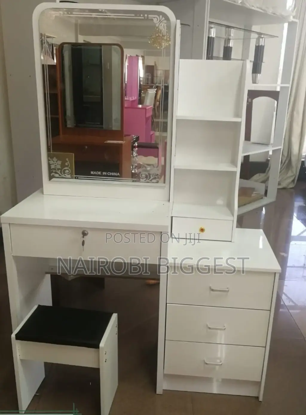 Dressing Mirror With Sliding Mirror