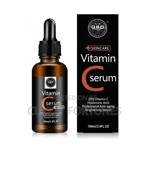 Q.B.P.Vitamin C+Hyaluronic Acid Anti-Aging Brightening Serum