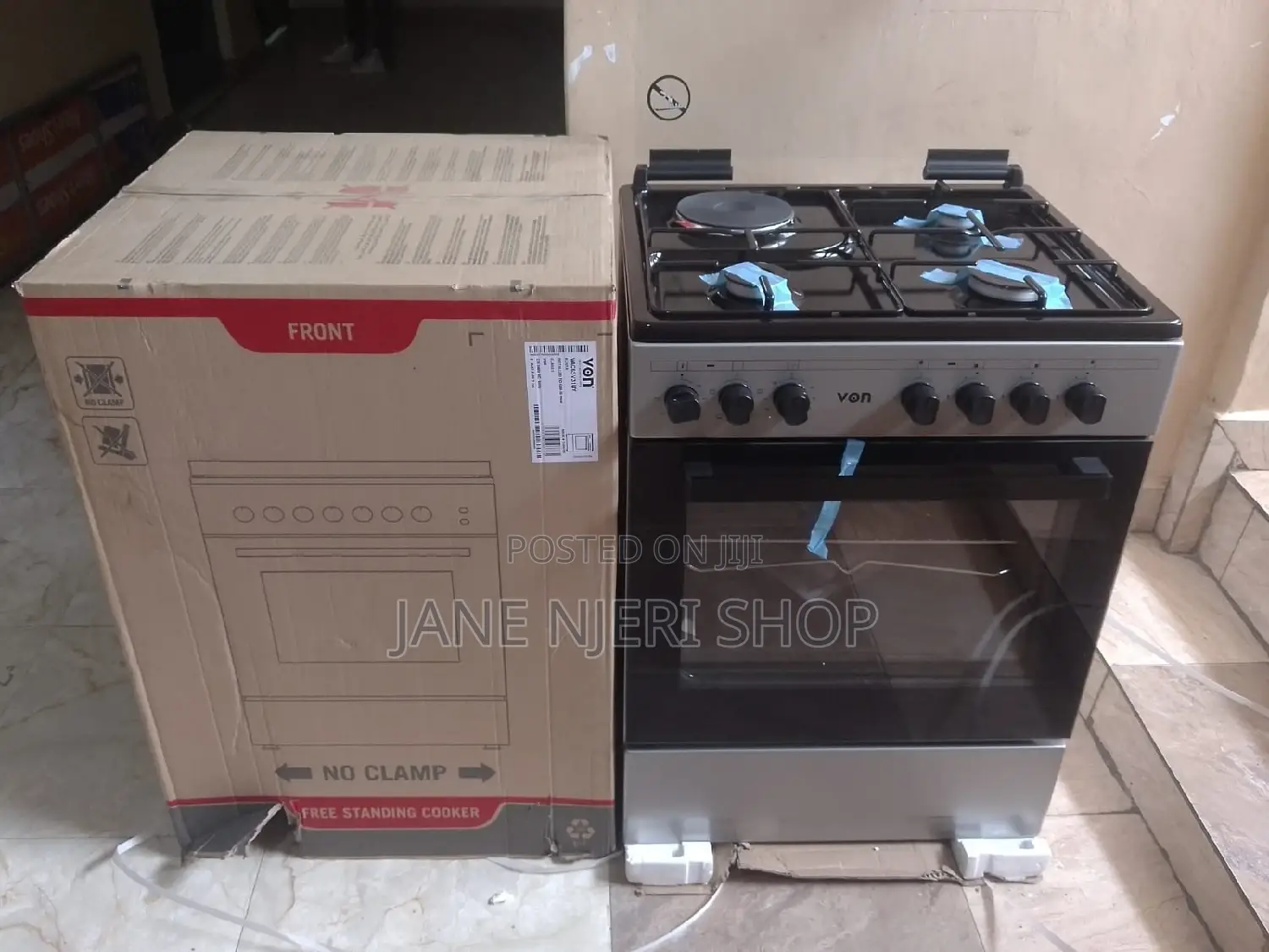 Von 60 by 60 3+1 Standing Cooker