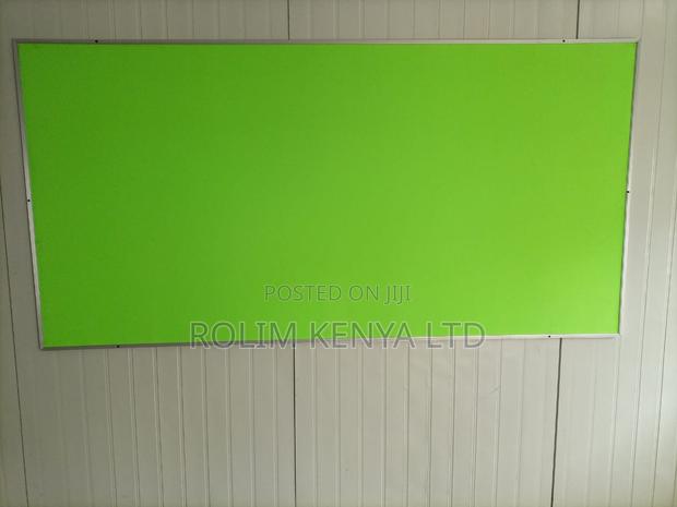 Luminous Green Noticeboard 240cm by 120cm - main view