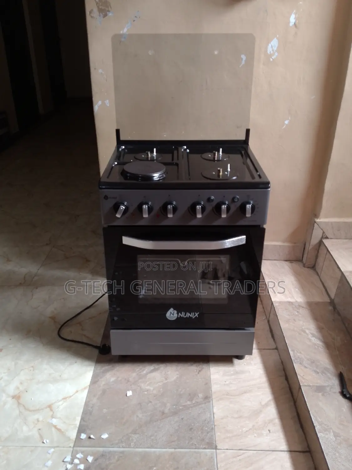Cooker! Nunix Kz-660-3g1e 3gas 1 Electric Plate Oven Cooker
