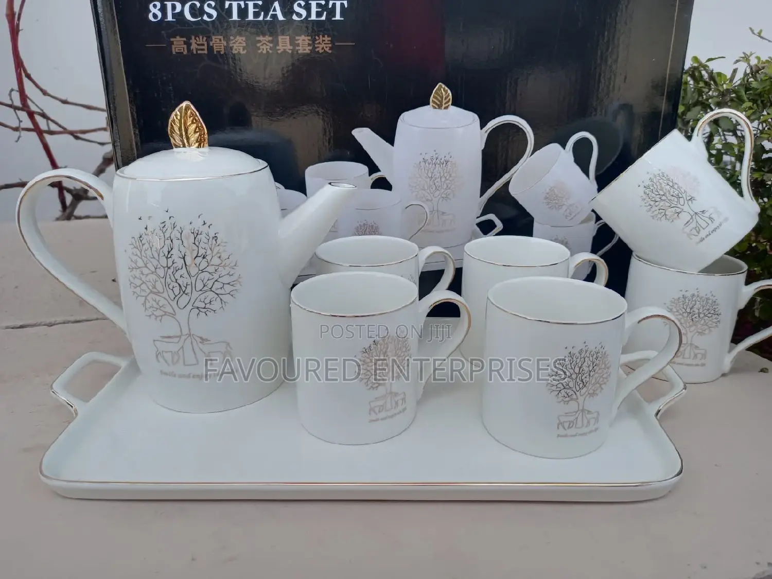 8 PCS Ceramic Tea Set