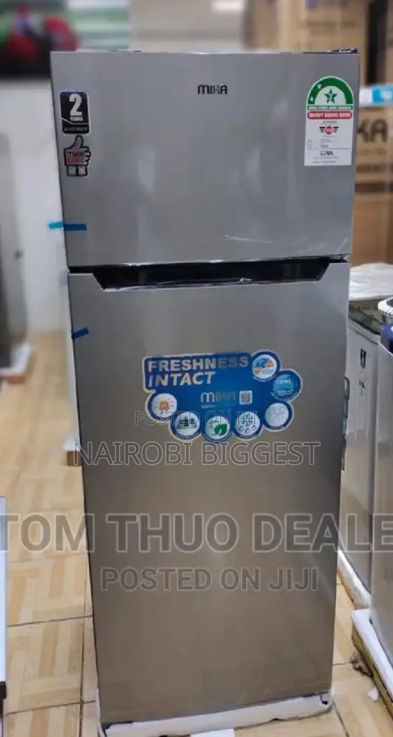 Mika 211litres Double Door Refrigerator