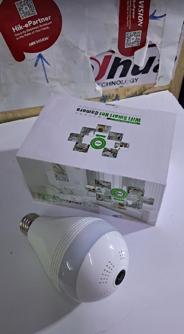 FULL HD Wifi /Nanny Camera Bulb - White - main view