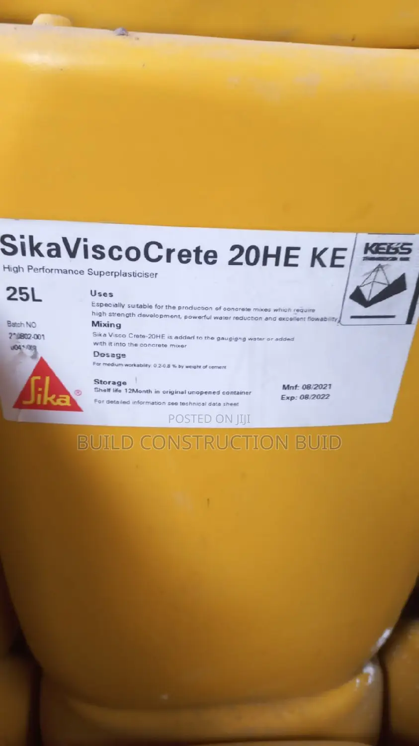 Sika Viscocrete 20he Admixture in Kenya.