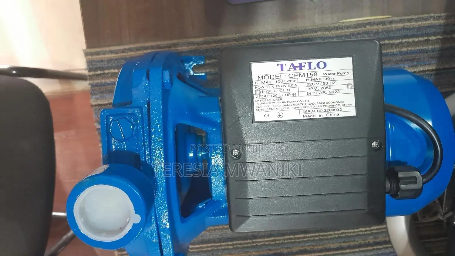 Taflo Booster Pump