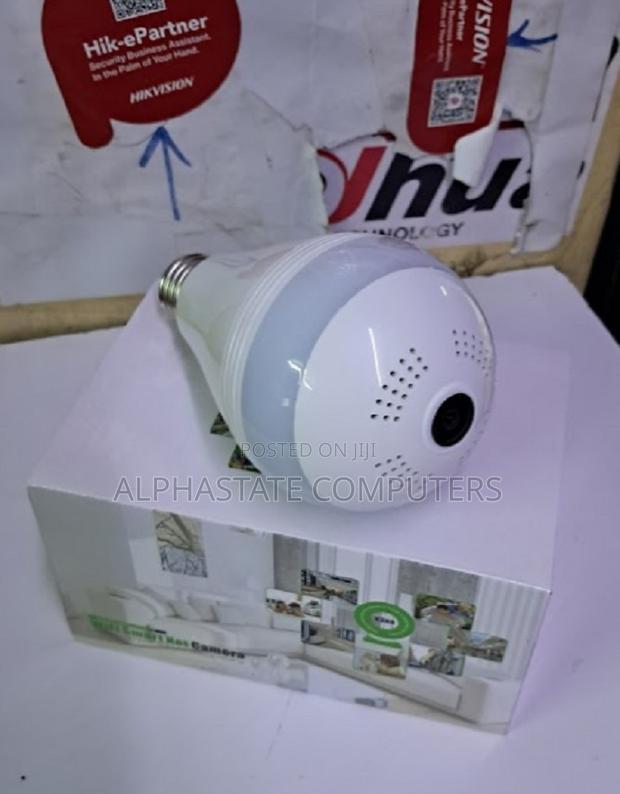 *V380 PRO 360° Surveillance Smart Nanny Bulb Camera*