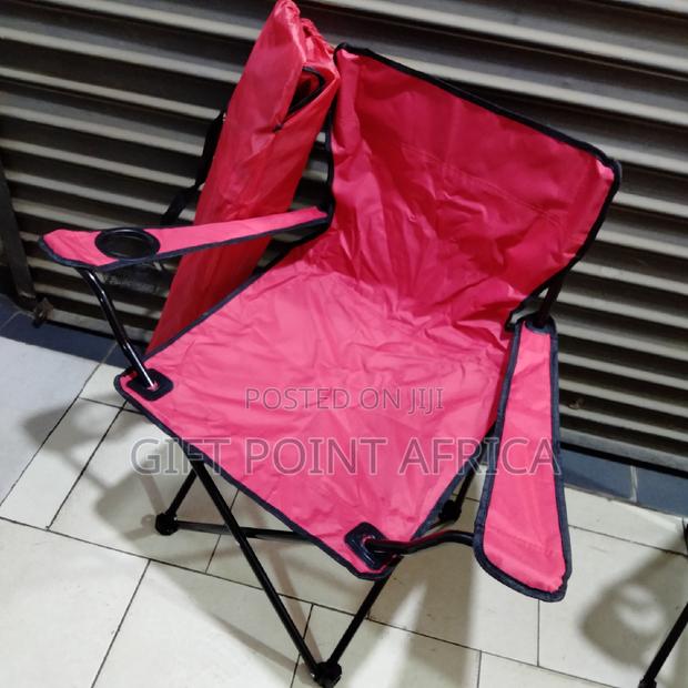 Foldable Camping Chairs Red in Color - thumbnail 3