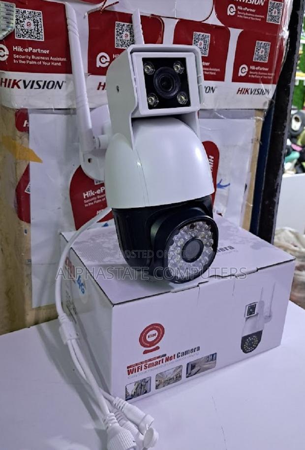 V380 4G CCTV Security Camera Outdoor Dual Lens PTZ Camera