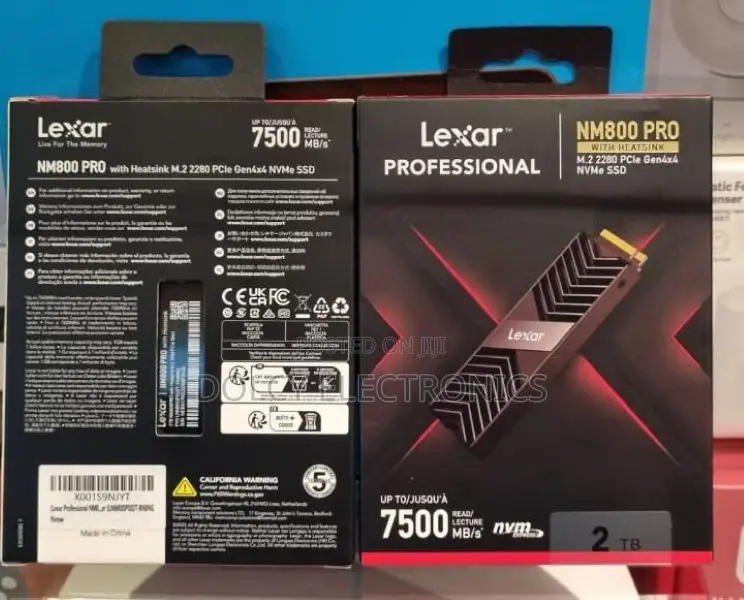 Lexar Nm800 Pro SSD 2tb Expandable Storage for Ps5