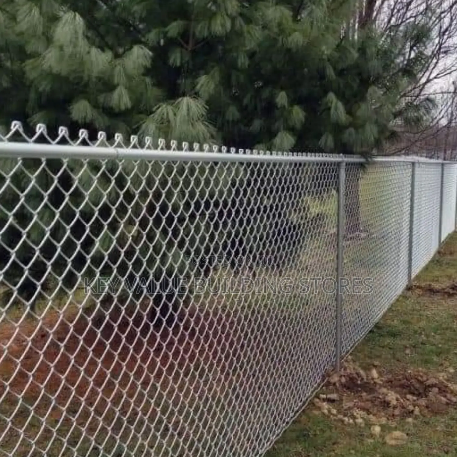 Galvanized Chainlink Fencing 11g Mesh 65×65 5ft Height