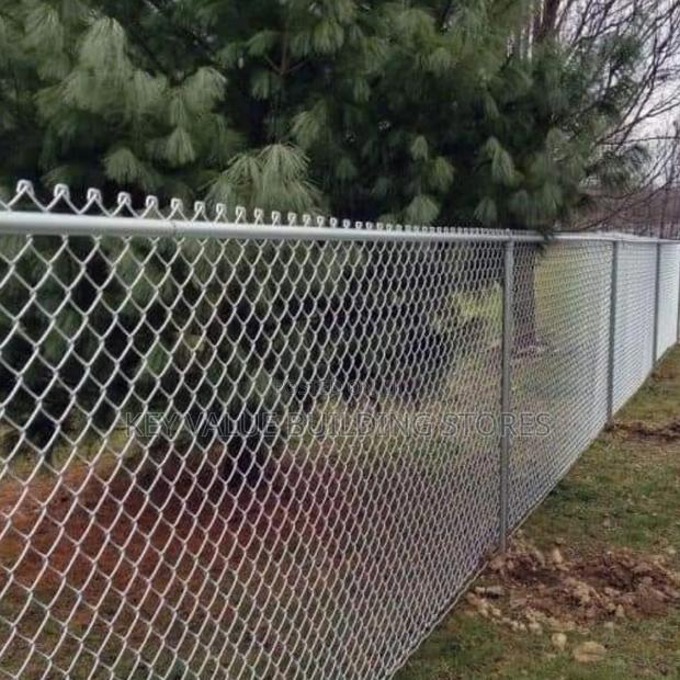 Galvanized Chainlink Fencing 11g Mesh 65×65 5ft Height - main view