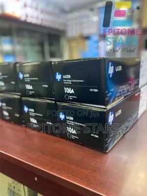 HP 106A Black Laser Toner Cartridge, W1106A (Cartridge)