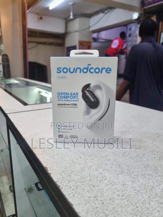 Anker V30i Open-Ear Headphones,Black(Soundcore)