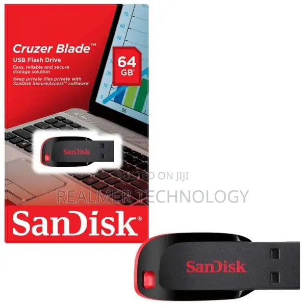 Sandisk Cruzer Blade USB Flash Drive 64GB