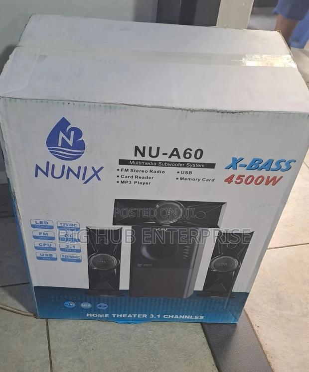 Nunix 3.1 Mini Home Theater System NU-A60 and Remote C